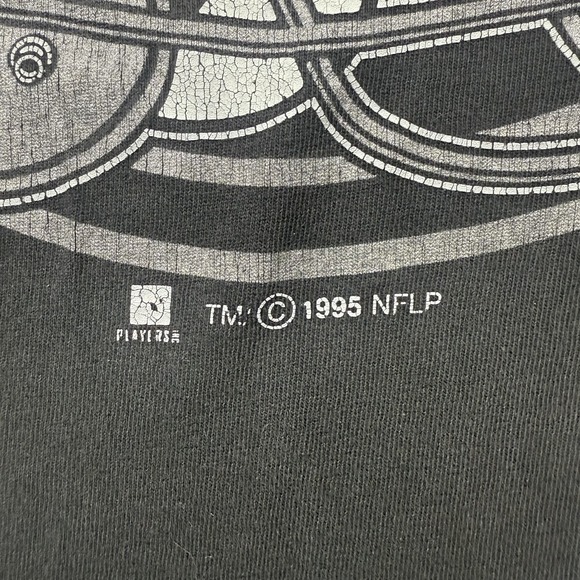 Vintage Oakland Raiders Shirt Mens 2XL Black NFL Football Brown 81 Starter 90s - Picture 2 of 10